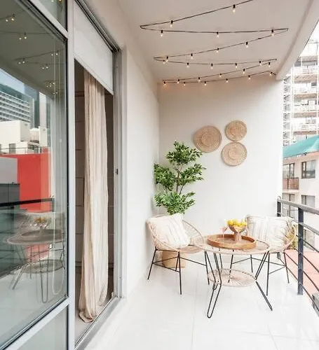 Cozy W Balcony For A Getaway In Polanco Apartamento